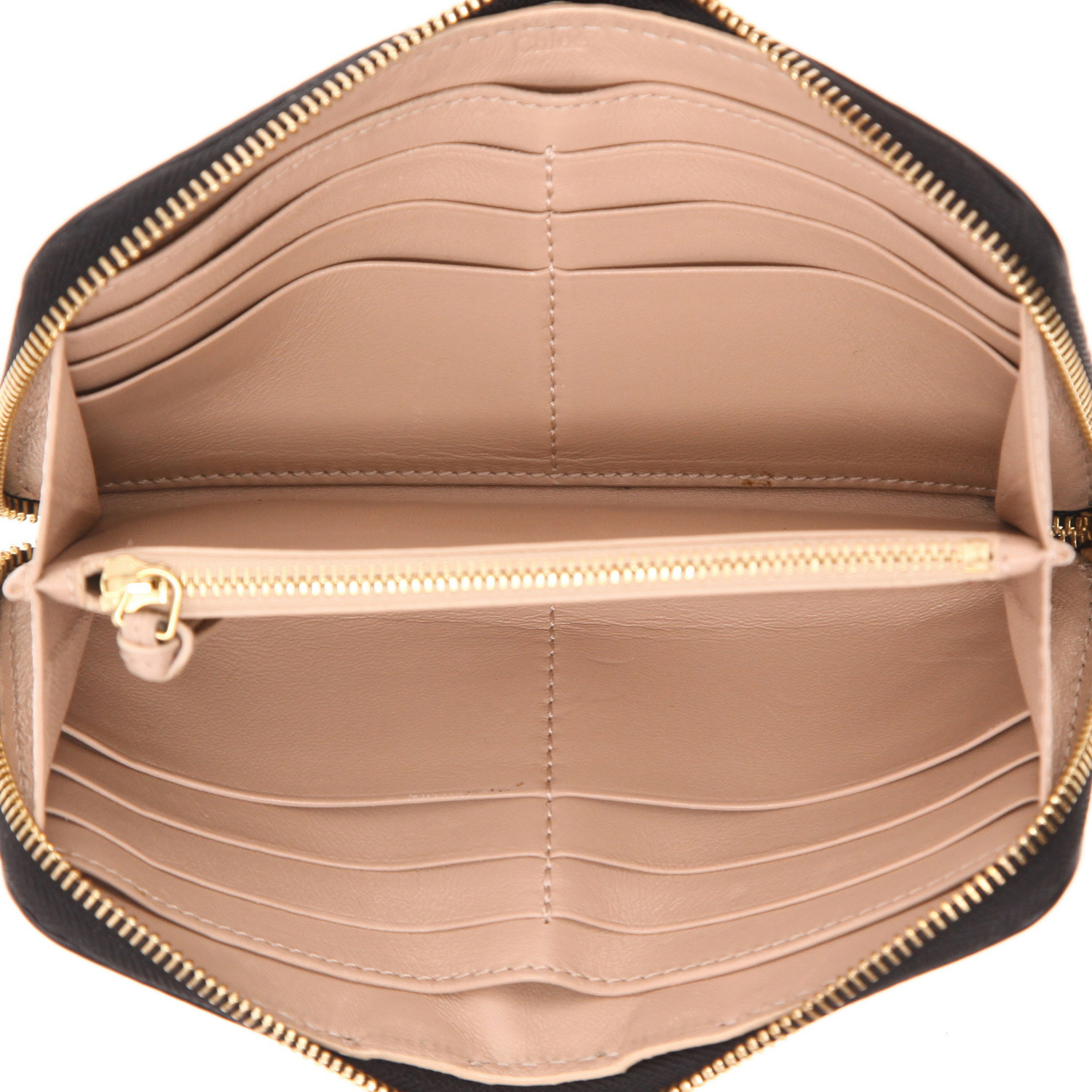 Borsa a tracolla Chloé  Marcie in pelle martellata nera - Detail D4