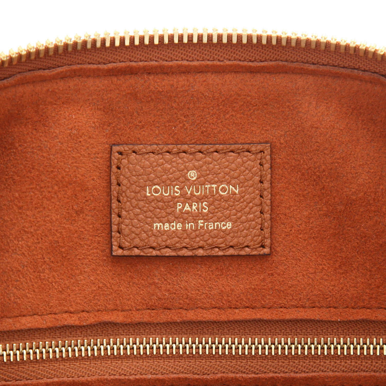 Louis Vuitton  Speedy 25 handbag  in brown empreinte monogram leather - Detail D2