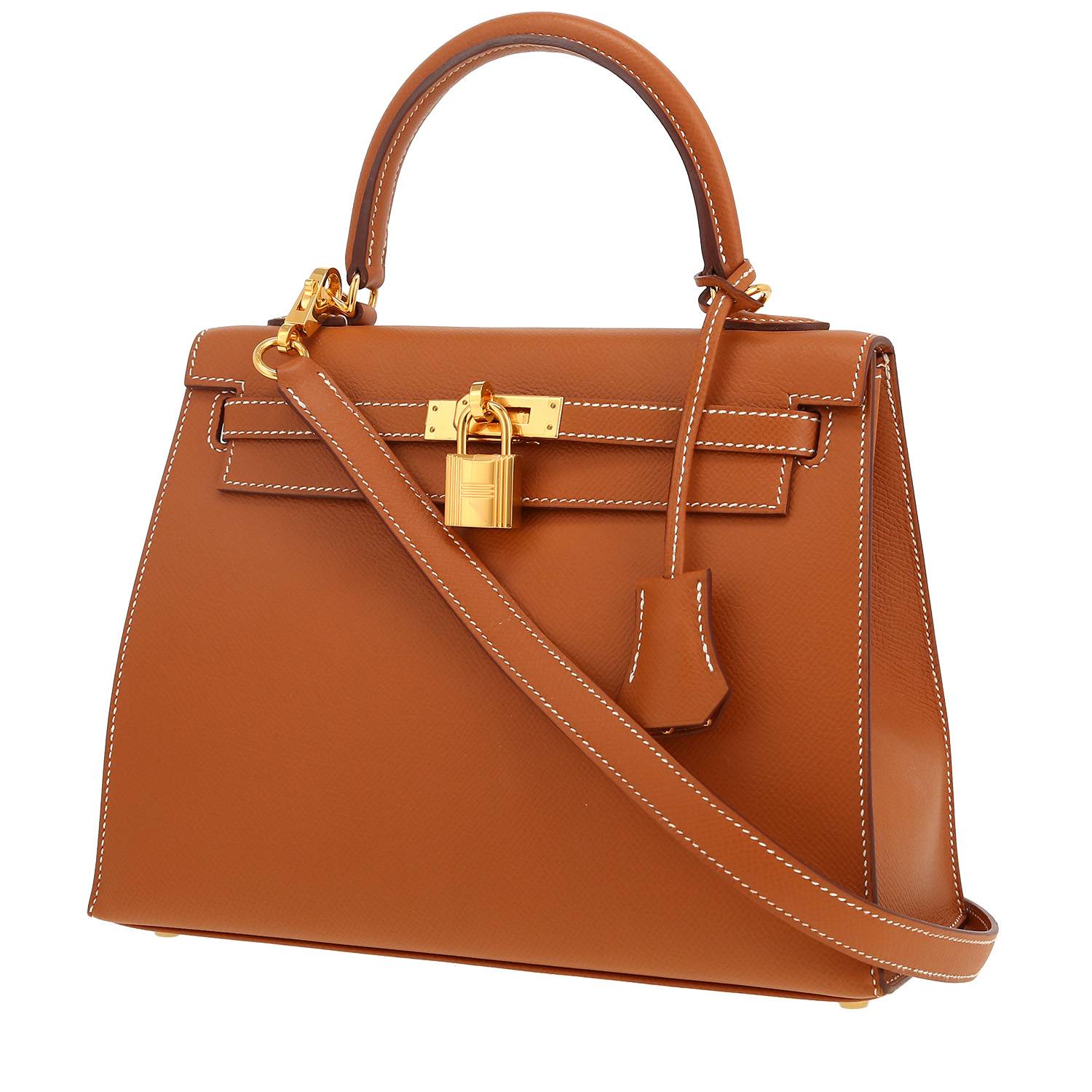 Borsa Hermès  Kelly 25 cm in pelle Epsom gold