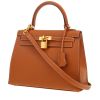 Hermès  Kelly 25 cm handbag  in gold epsom leather - 00pp thumbnail