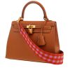 Hermès  Kelly 25 cm handbag  in gold epsom leather - Detail D5 thumbnail