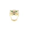 Bague Cartier Panthère en or jaune, onyx et tsavorites - 360 thumbnail