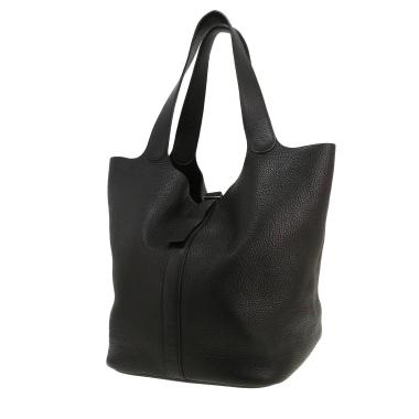 Sac à main Hermès  Picotin 32 cm en cuir togo noir