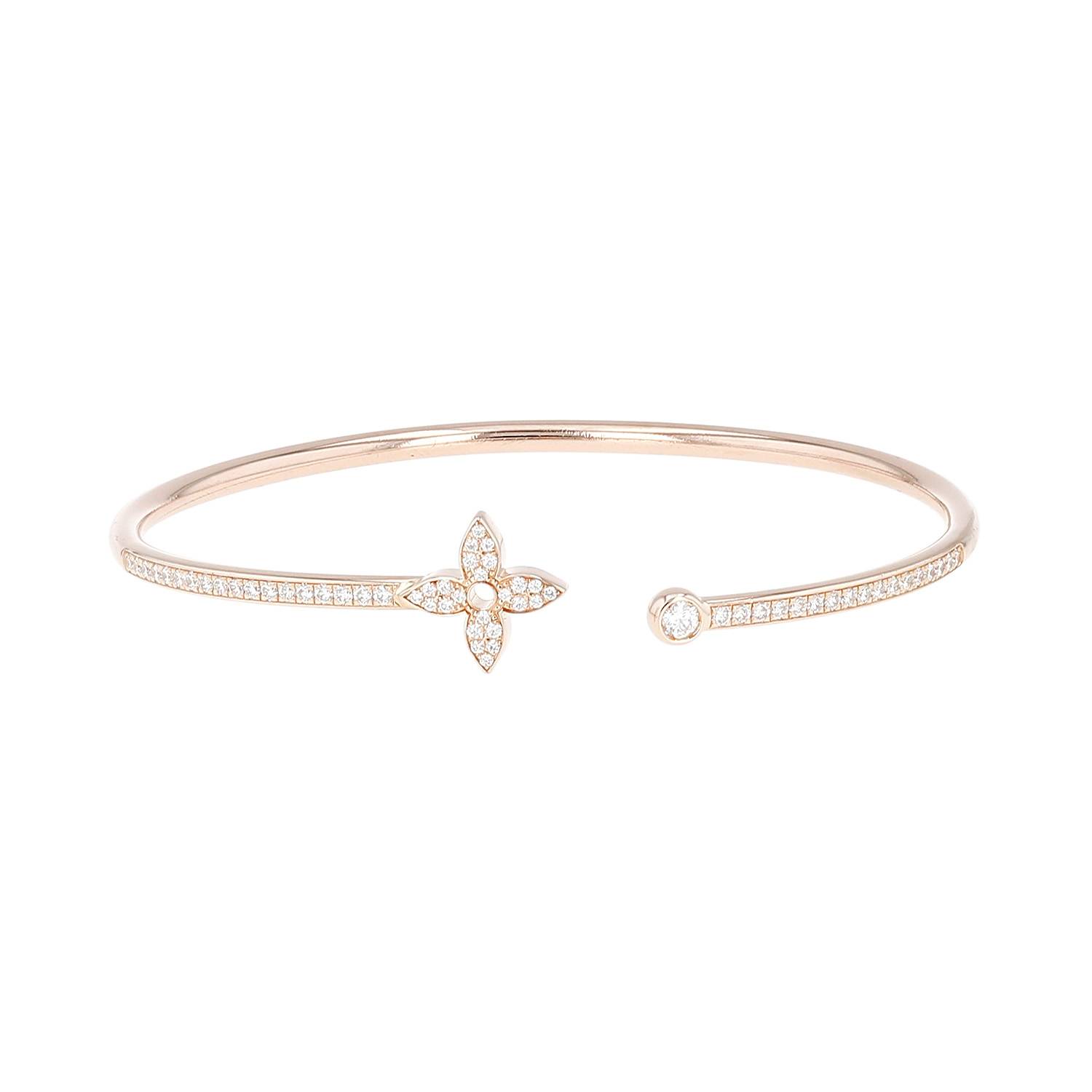 Bracciale Louis Vuitton Idylle Blossom in oro rosa e diamanti