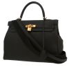 Sac à main Hermès  Kelly 35 cm en cuir togo noir - 00pp thumbnail