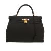 Sac à main Hermès  Kelly 35 cm en cuir togo noir - 360 thumbnail