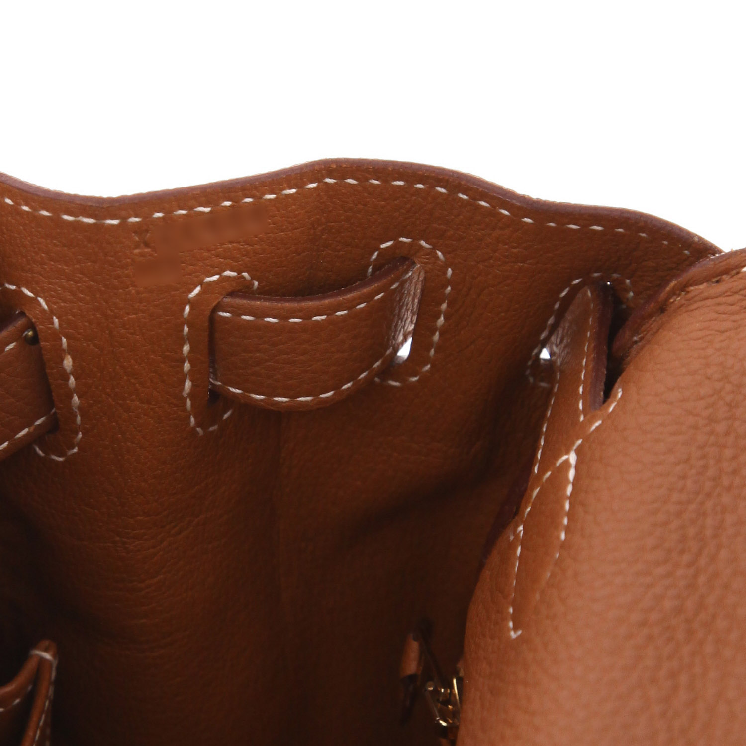 Borsa Hermès  Kelly 28 cm in pelle togo gold - Detail D4