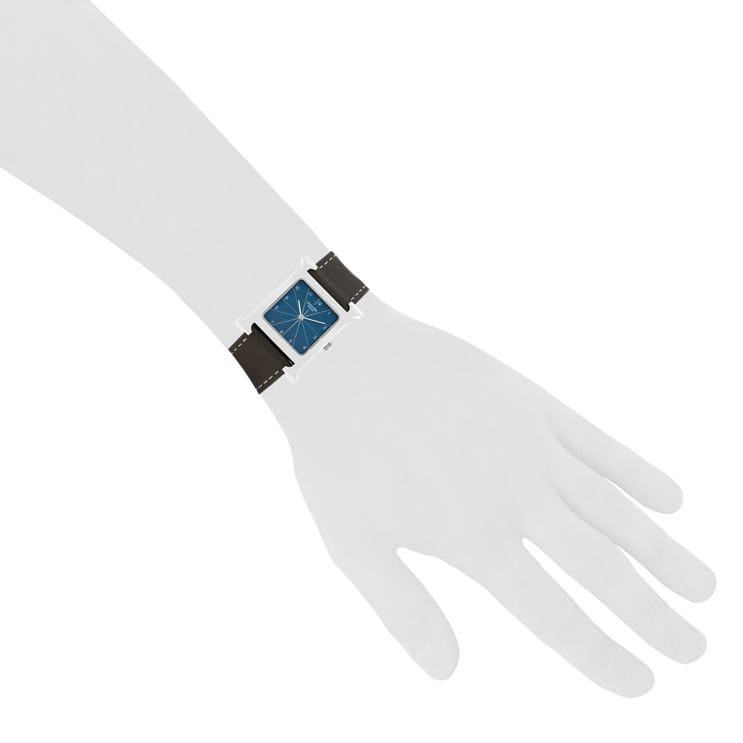 Montre Hermès Heure H en acier Ref: Hermes - HH1.510  Vers 2000 - Detail D1