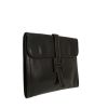 Pochette Hermès  Jige en cuir box noir - Detail D4 thumbnail