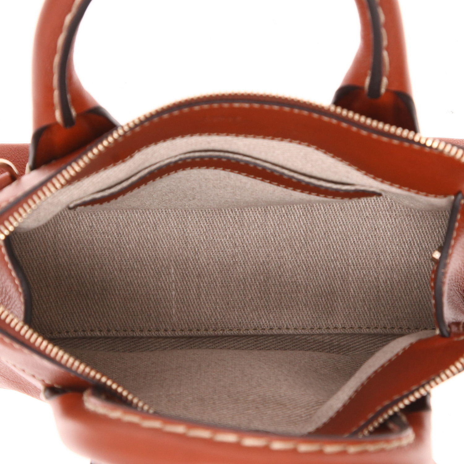 Borsa a tracolla Chloé  Edith in pelle marrone - Detail D3