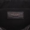 Saint Laurent  Lou Sac Caméra shoulder bag  in black chevron quilted leather - Detail D2 thumbnail