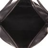 Saint Laurent  Lou Sac Caméra shoulder bag  in black chevron quilted leather - Detail D3 thumbnail
