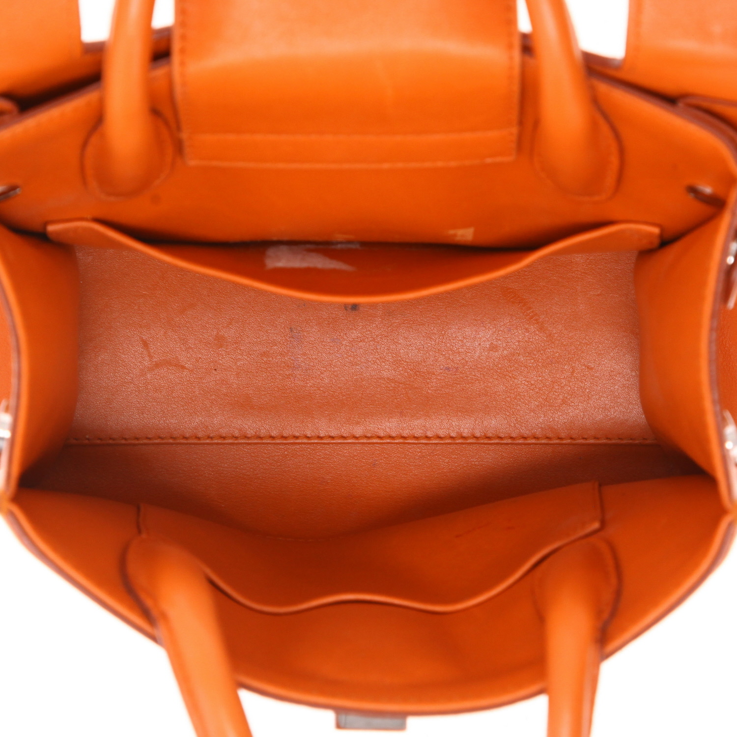 Borsa a tracolla Dior  Diorever in pelle arancione - Detail D3