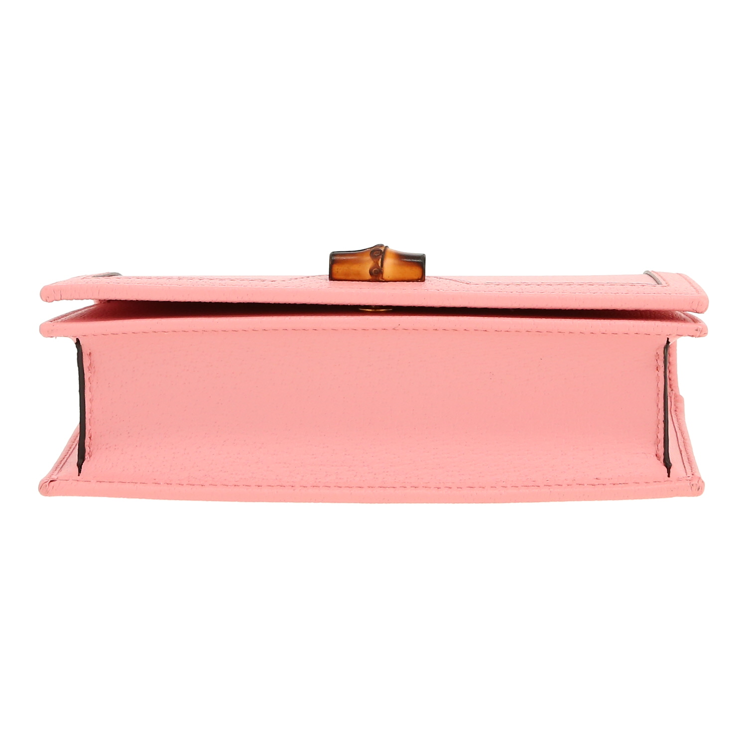 Sac bandoulière Gucci  Diana en cuir rose - Detail D1