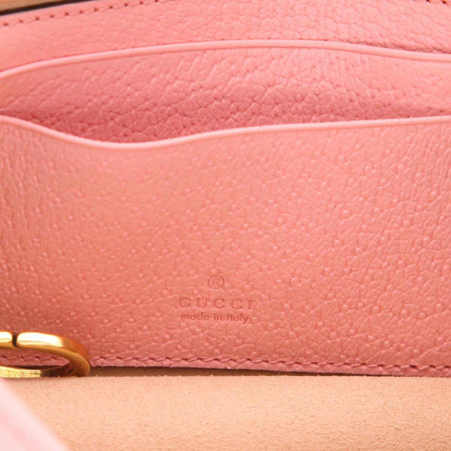 Gucci  Diana shoulder bag  in pink leather - Detail D2