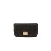 Sac bandoulière Dior   en cuir cannage noir - 360 thumbnail
