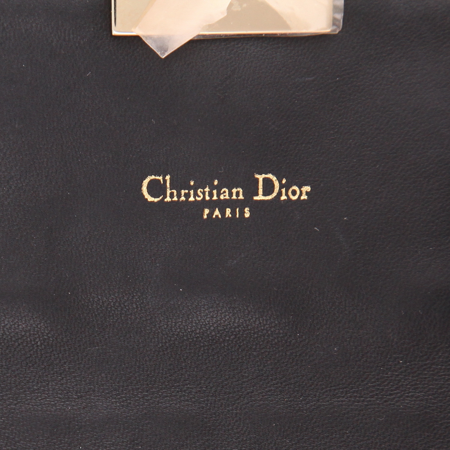 Borsa a tracolla Dior   in pelle cannage nera - Detail D2