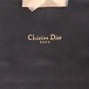Sac bandoulière Dior   en cuir cannage noir - Detail D2 thumbnail