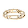 Bracelet années 1980 Van Cleef 
Arpels  en or jaune, or blanc et diamants - 00pp thumbnail