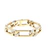 Bracelet années 1980 Van Cleef 
Arpels  en or jaune, or blanc et diamants - 360 thumbnail