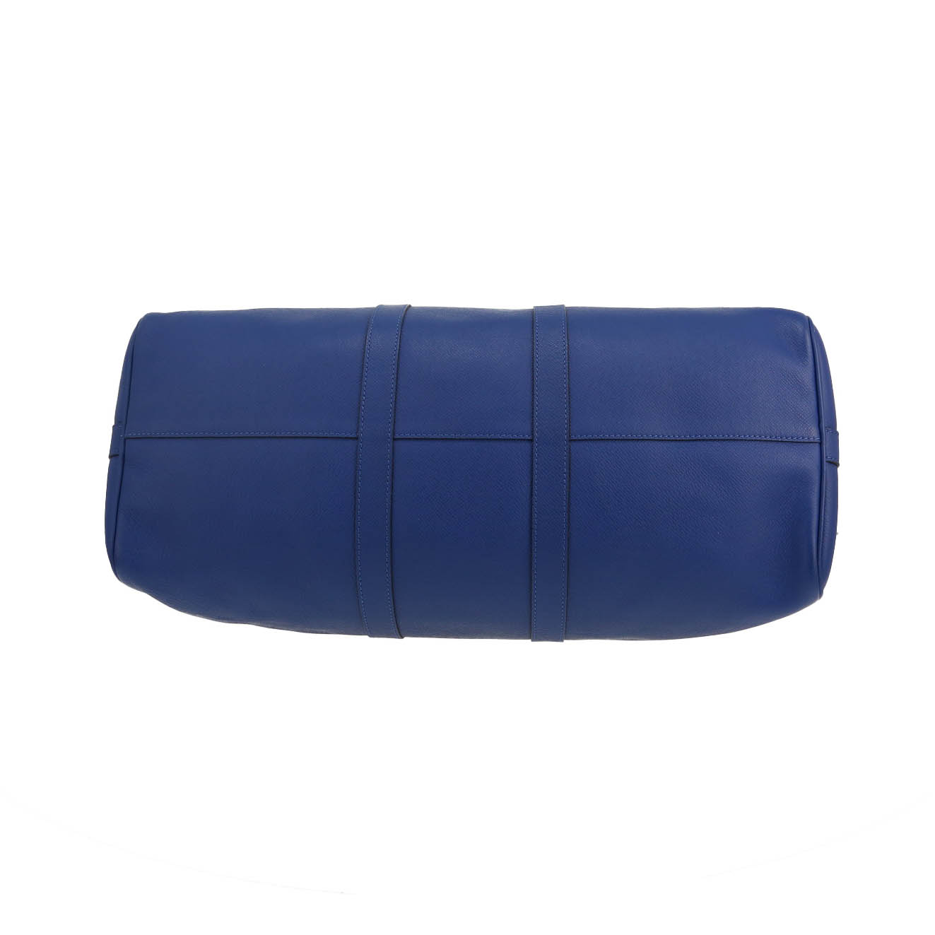 Louis Vuitton  Keepall 50 travel bag  in blue taiga leather - Detail D1