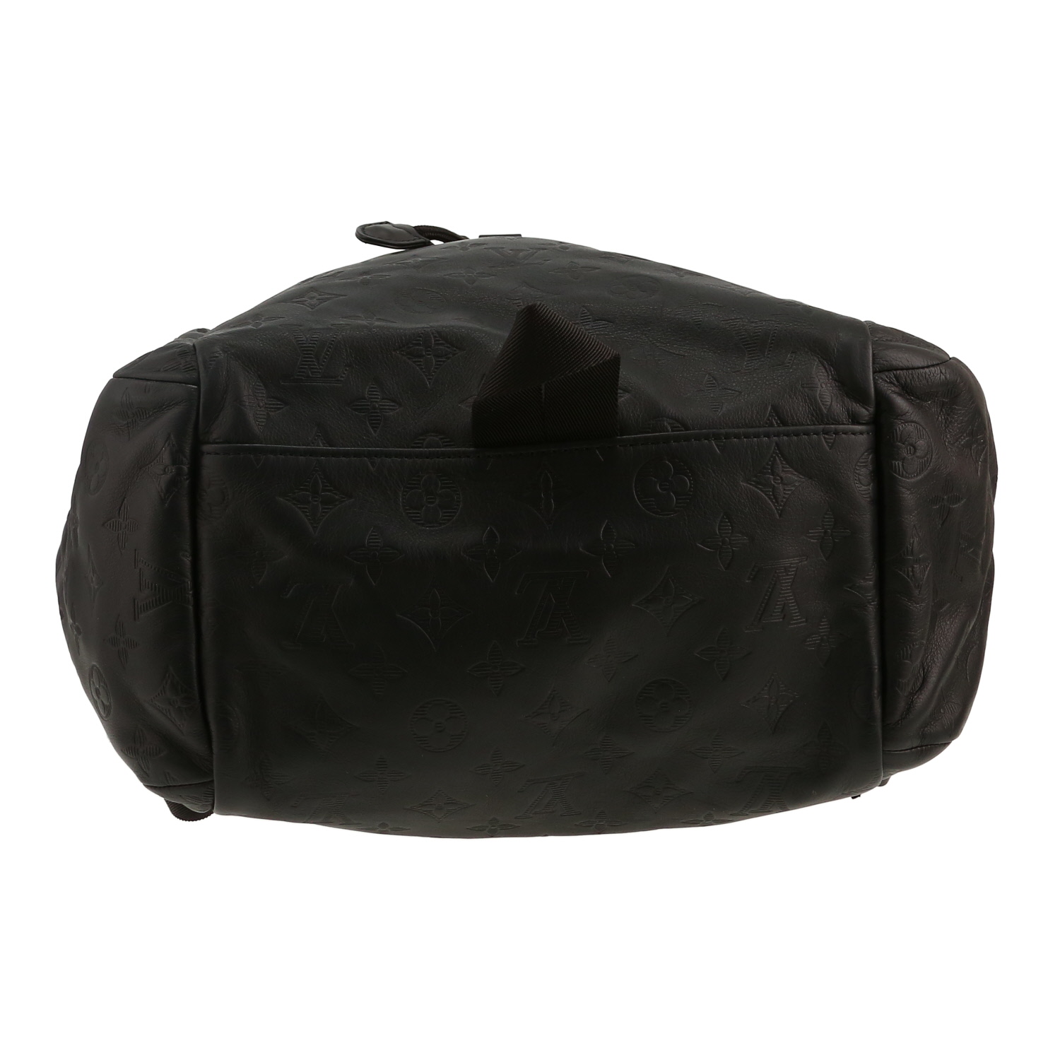 Mochila Louis Vuitton  Discovery en cuero Monogram negro - Detail D1