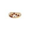 Bague années 1970 Cartier  en or jaune, rubis et diamants - 00pp thumbnail