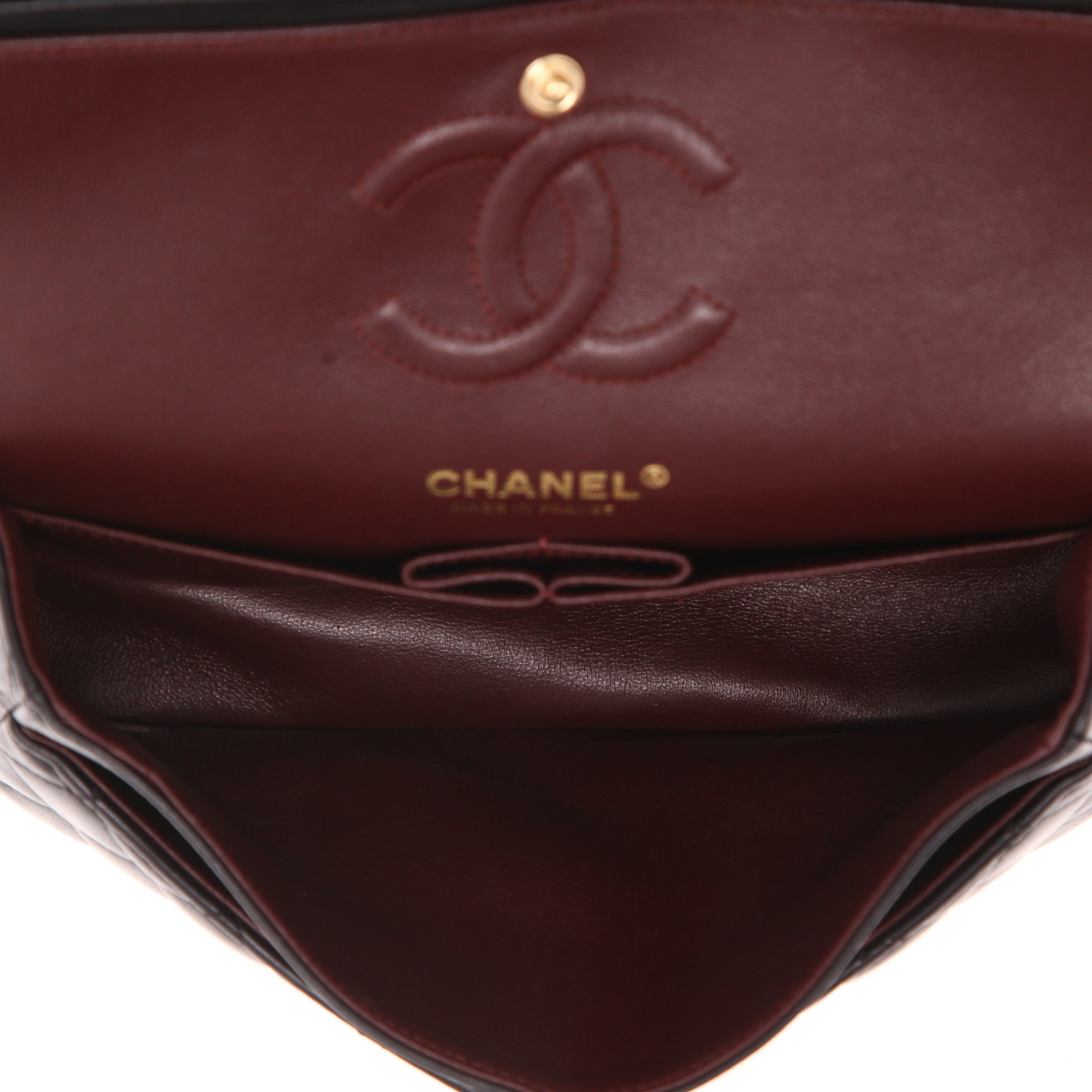 Sac à main Chanel  Timeless Petit en cuir matelassé noir - Detail D3