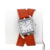 Orologio Hermès Cape Cod Tonneau in acciaio Ref: Hermès - CT1.210  Circa 2000 - 360 thumbnail