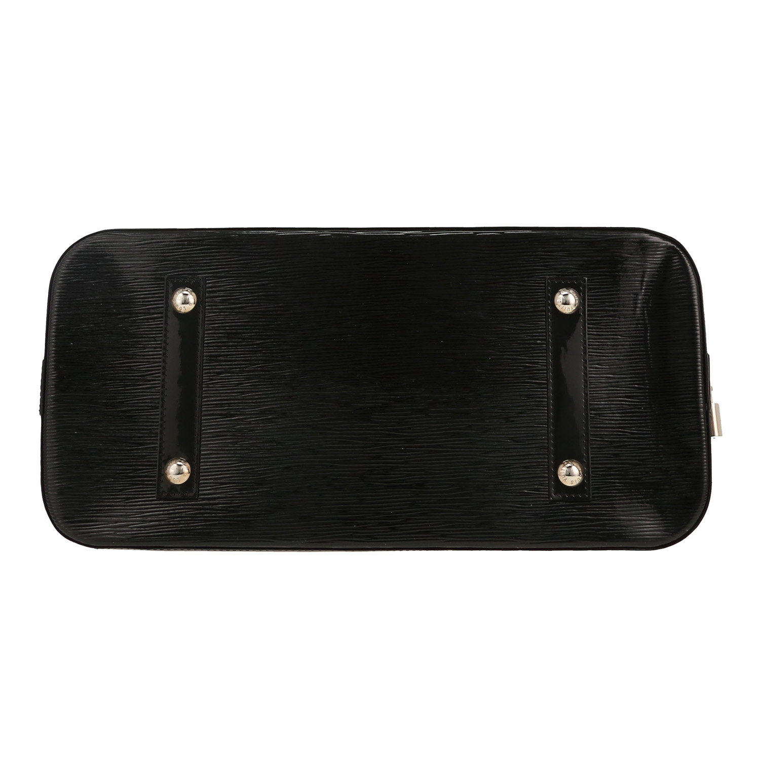 Louis Vuitton  Alma handbag  in black patent epi leather - Detail D1