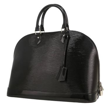 Bolso de mano Louis Vuitton  Alma en cuero Epi negro