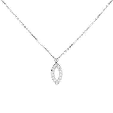 Colgante Tiffany 
Co  de platino y diamantes