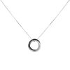 Cartier Trinity necklace in white gold, ceramic and diamonds - 00pp thumbnail