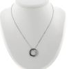 Cartier Trinity necklace in white gold, ceramic and diamonds - 360 thumbnail