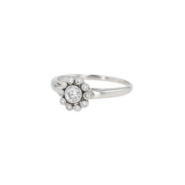 Bague Tiffany & Co  en platine et diamants