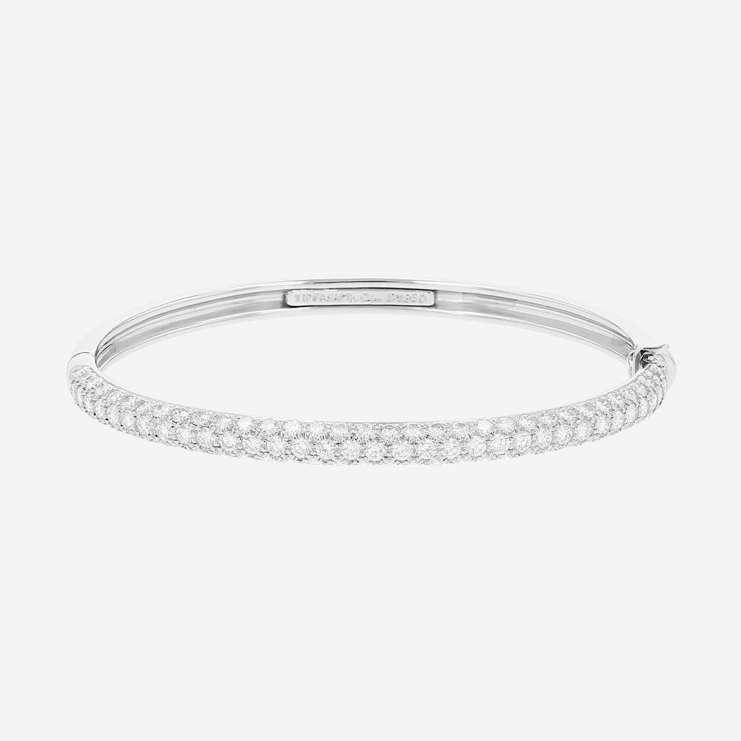 Tiffany 
Co Metro bracelet in platinium and diamonds Tiffany 
Co Metro bracelet in platinium and diamonds