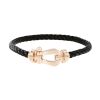 Bracelet Fred Force 10 grand modèle vinatge en or rose et acier - 00pp thumbnail