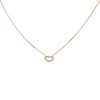 Collana Cartier C de Cartier in oro giallo e diamanti - 00pp thumbnail