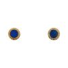 Paire de boucles d'oreilles Bulgari Bulgari Bulgari en or jaune et lapis-lazuli - 00pp thumbnail