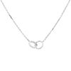 Collar Cartier Love de oro blanco y diamantes - 00pp thumbnail