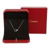 Collar Cartier Love de oro blanco y diamantes - Detail D2 thumbnail