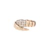 Bague Bulgari Serpenti Viper en or rose et diamants - 00pp thumbnail