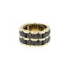 Bague souple Chanel Ultra grand modèle en or jaune et céramique - 00pp thumbnail