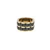 Bague souple Chanel Ultra grand modèle en or jaune et céramique - 360 thumbnail