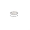 Flexible Chanel Ultra medium model ring in white gold, ceramic and diamonds - 360 thumbnail
