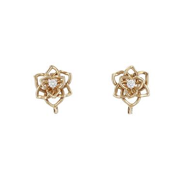 Pendientes Piaget Rose de oro rosa y diamantes