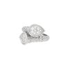 Boucheron Serpent Bohème ring in white gold and diamonds - 00pp thumbnail