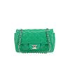 Borsa a tracolla Chanel  Mini Timeless in pelle verniciata e foderata verde - 360 thumbnail