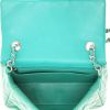 Borsa a tracolla Chanel  Mini Timeless in pelle verniciata e foderata verde - Detail D3 thumbnail