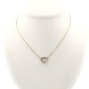Cartier Trinity necklace in 3 golds and diamonds - 360 thumbnail